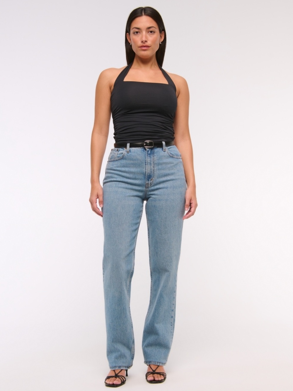 Abercrombie Curve Love 90’s Straight Ultra High Rise Jean